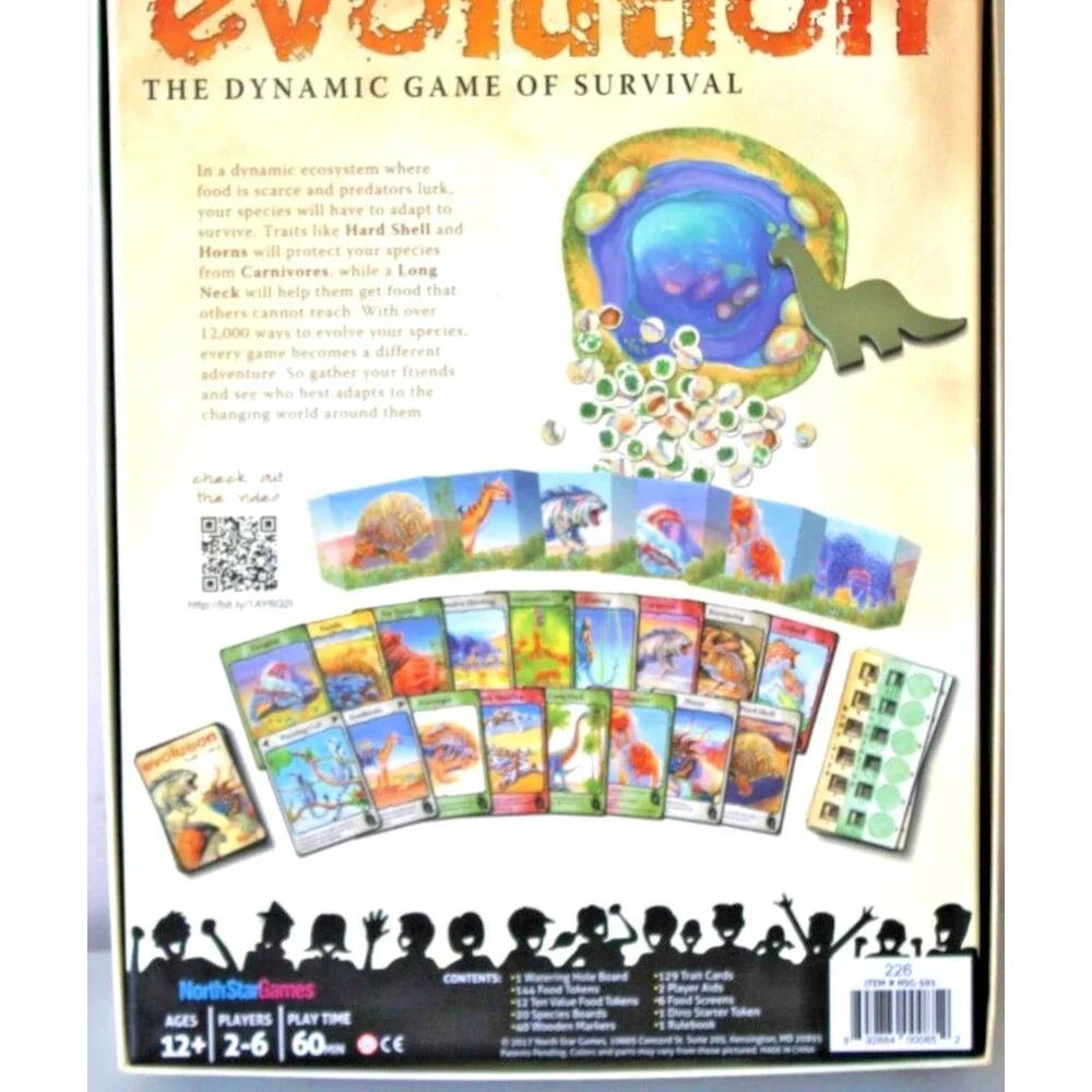 Board Games Evolution (2017 Edition) Dynamic Game of Survival 12+